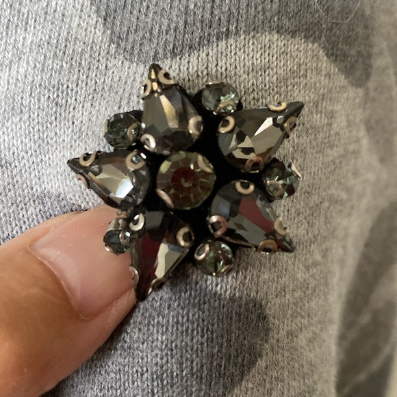 REDUCED!!Amazing “OUI” cami grey tones cardigan hoodie, open front, cord tie! - Picture 17 of 17